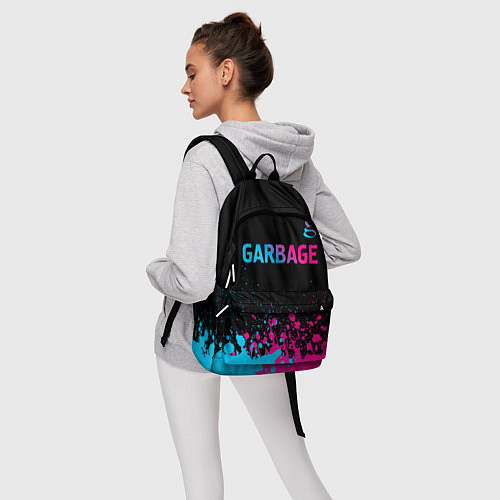 Рюкзак Garbage - neon gradient: символ сверху / 3D-принт – фото 6