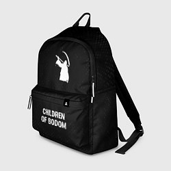 Рюкзак Children of Bodom glitch на темном фоне: символ, н, цвет: 3D-принт