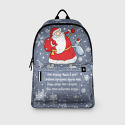 Рюкзак Дед Мороз шутит, цвет: 3D-принт — фото 2