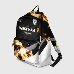 Рюкзак West Ham legendary sport fire, цвет: 3D-принт