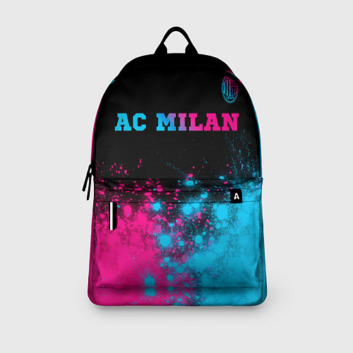 Рюкзак AC Milan - neon gradient: символ сверху / 3D-принт – фото 3