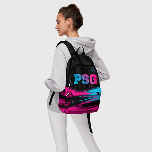 Рюкзак PSG - neon gradient: символ сверху / 3D-принт – фото 6