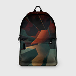 Рюкзак Геометрические абстрактные линии и столбы, цвет: 3D-принт — фото 2