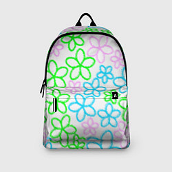 Рюкзак Цветочные узоры - паттерн, цвет: 3D-принт — фото 2
