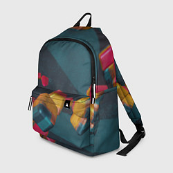 Рюкзак Множество абстрактных кубиков, цвет: 3D-принт