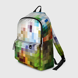 Рюкзак Пиксельная абстракция, цвет: 3D-принт