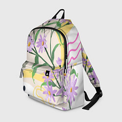 Рюкзак Цветы Мемфиса, цвет: 3D-принт