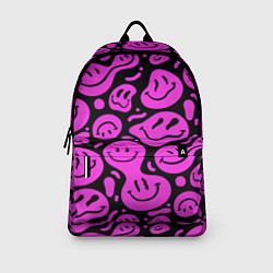 Рюкзак Кислотный розовый в смайликах, цвет: 3D-принт — фото 2
