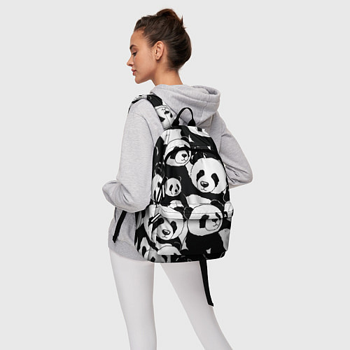 Рюкзак С пандами паттерн / 3D-принт – фото 6