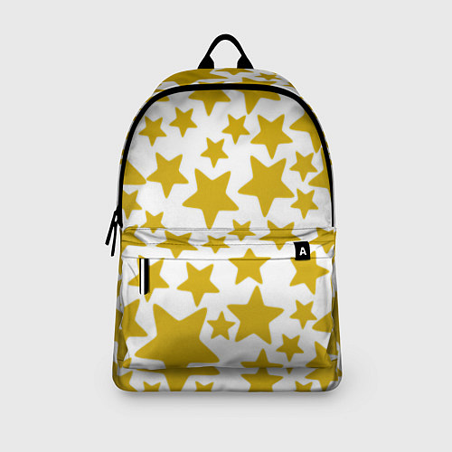 Рюкзак Жёлтые звезды / 3D-принт – фото 3