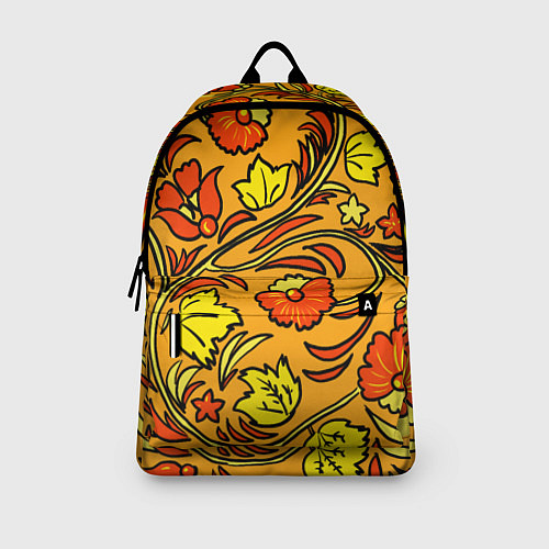 Рюкзак Хохлома золотой фон / 3D-принт – фото 3