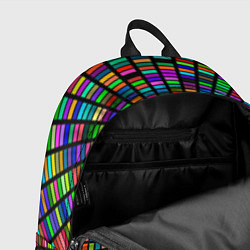 Рюкзак Цветная спираль - оптическая иллюзия, цвет: 3D-принт — фото 2