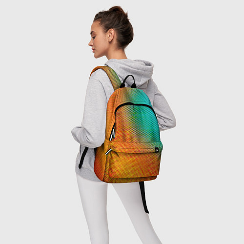 Рюкзак Полутоновый градиент - текстура / 3D-принт – фото 6