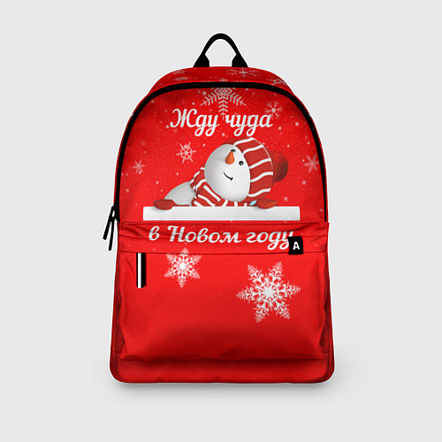 Рюкзак Снеговик ждёт чуда / 3D-принт – фото 3
