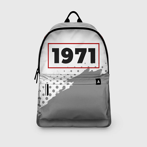 Рюкзак 1971 - в красной рамке на светлом / 3D-принт – фото 3