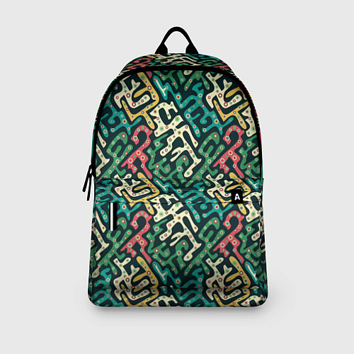 Рюкзак Граффити абстрактные фигуры / 3D-принт – фото 3