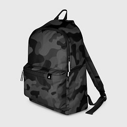 Рюкзак Черный ночной камуфляж, цвет: 3D-принт