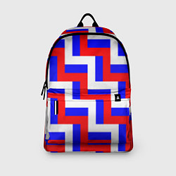 Рюкзак Плетение триколор, цвет: 3D-принт — фото 2