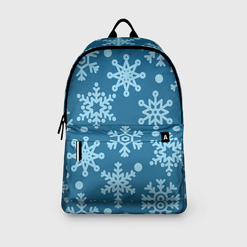 Рюкзак Blue snow / 3D-принт – фото 3