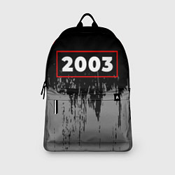 Рюкзак 2003 - в красной рамке на темном, цвет: 3D-принт — фото 2