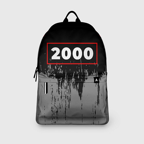 Рюкзак 2000 - в красной рамке на темном / 3D-принт – фото 3