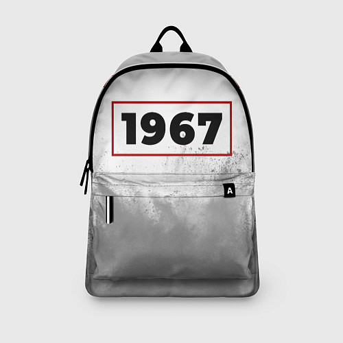 Рюкзак 1967 - в красной рамке на светлом / 3D-принт – фото 3