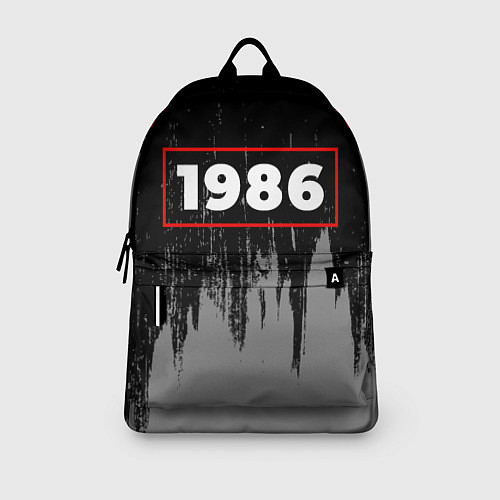 Рюкзак 1986 - в красной рамке на темном / 3D-принт – фото 3