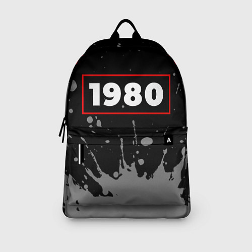 Рюкзак 1980 - в красной рамке на темном / 3D-принт – фото 3