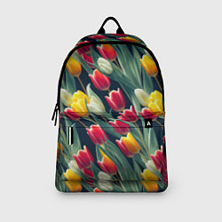 Рюкзак Много тюльпанов, цвет: 3D-принт — фото 2