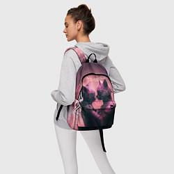 Рюкзак Влюбленные кибер-котики, цвет: 3D-принт — фото 2