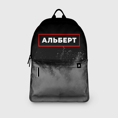 Рюкзак Альберт - в красной рамке на темном / 3D-принт – фото 3