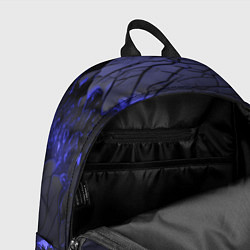 Рюкзак Красивая синяя неоновая лава, цвет: 3D-принт — фото 2