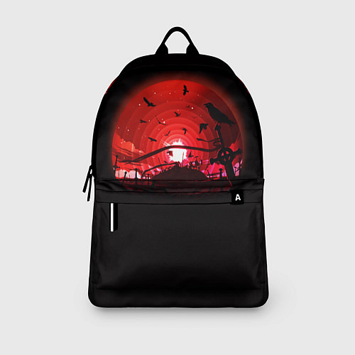 Рюкзак Кружащие вороны / 3D-принт – фото 3