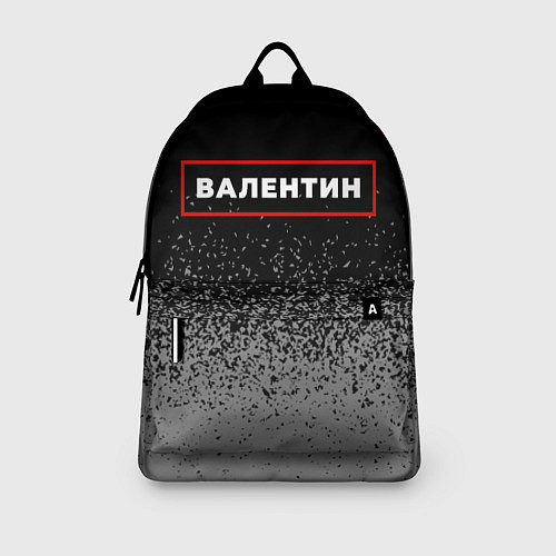 Рюкзак Валентин - в красной рамке на темном / 3D-принт – фото 3