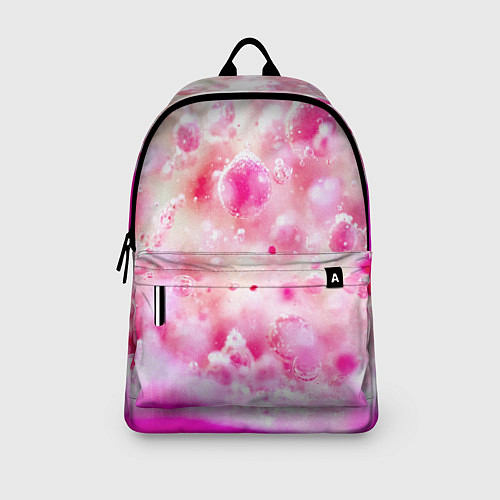 Рюкзак Розовое множество красок и пузырей / 3D-принт – фото 3
