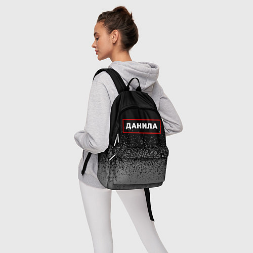 Рюкзак Данила - в красной рамке на темном / 3D-принт – фото 6
