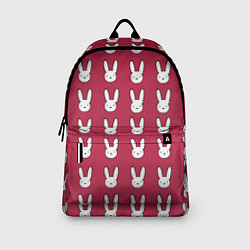 Рюкзак Bunny Pattern red, цвет: 3D-принт — фото 2