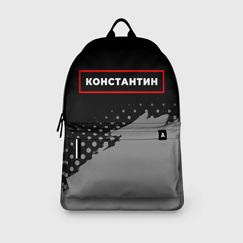 Рюкзак Константин - в красной рамке на темном / 3D-принт – фото 3