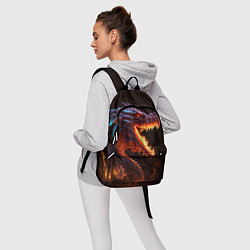 Рюкзак Огненный дракон, цвет: 3D-принт — фото 2