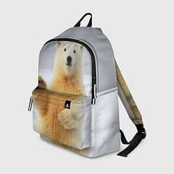 Рюкзак Белый медведь приветствует, цвет: 3D-принт