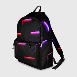 Рюкзак Неоновый надлом света, цвет: 3D-принт