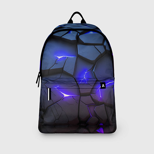Рюкзак Светящаяся синяя лава / 3D-принт – фото 3