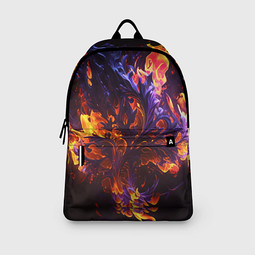 Рюкзак Текстура огня / 3D-принт – фото 3