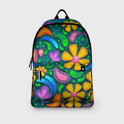 Рюкзак Мандала на энергию - цветы, цвет: 3D-принт — фото 2
