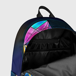 Рюкзак Уэнсдей - окно ночной витраж - текстура зерна, цвет: 3D-принт — фото 2