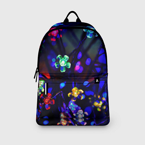 Рюкзак Цветочки фонарики / 3D-принт – фото 3