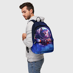 Рюкзак Кот в космическом скафандре, цвет: 3D-принт — фото 2