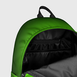 Рюкзак Кислотный зеленый с градиентом, цвет: 3D-принт — фото 2