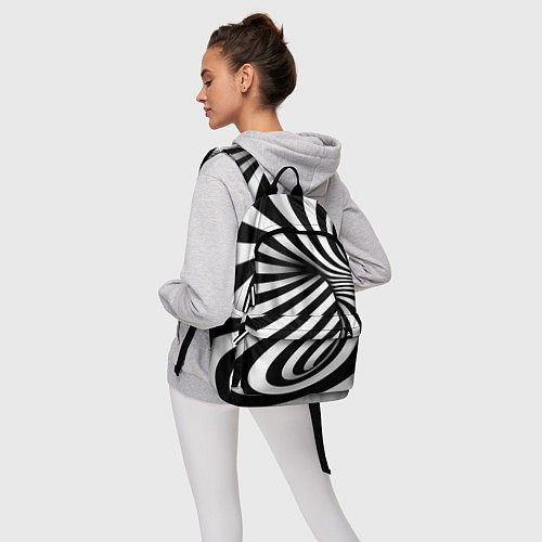 Рюкзак Оптические иллюзии зебра / 3D-принт – фото 6