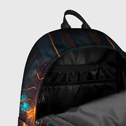 Рюкзак Паттерн в стиле киберпанк, цвет: 3D-принт — фото 2
